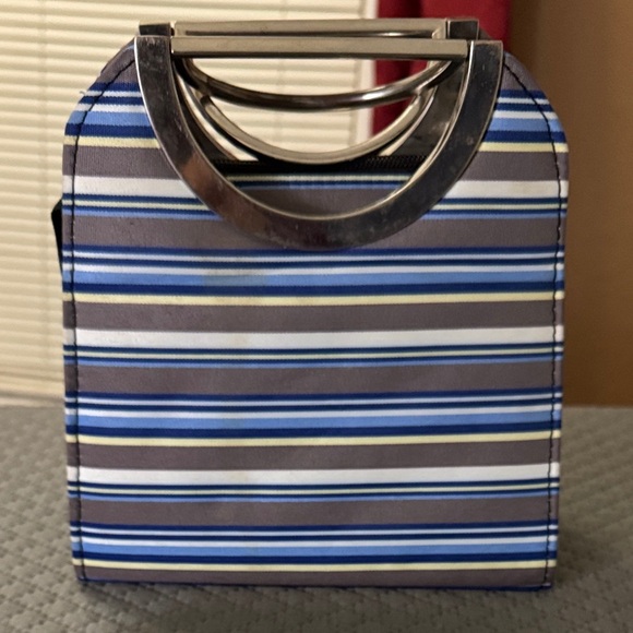 Canvas  small Vintage purse with matching wallet - Picture 1 of 13
